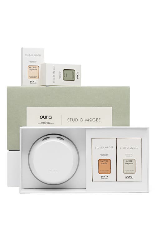Pura X Studio Mcgee Best Sellers &  4 Smart Fragrance Diffuser & Refill Set In Green