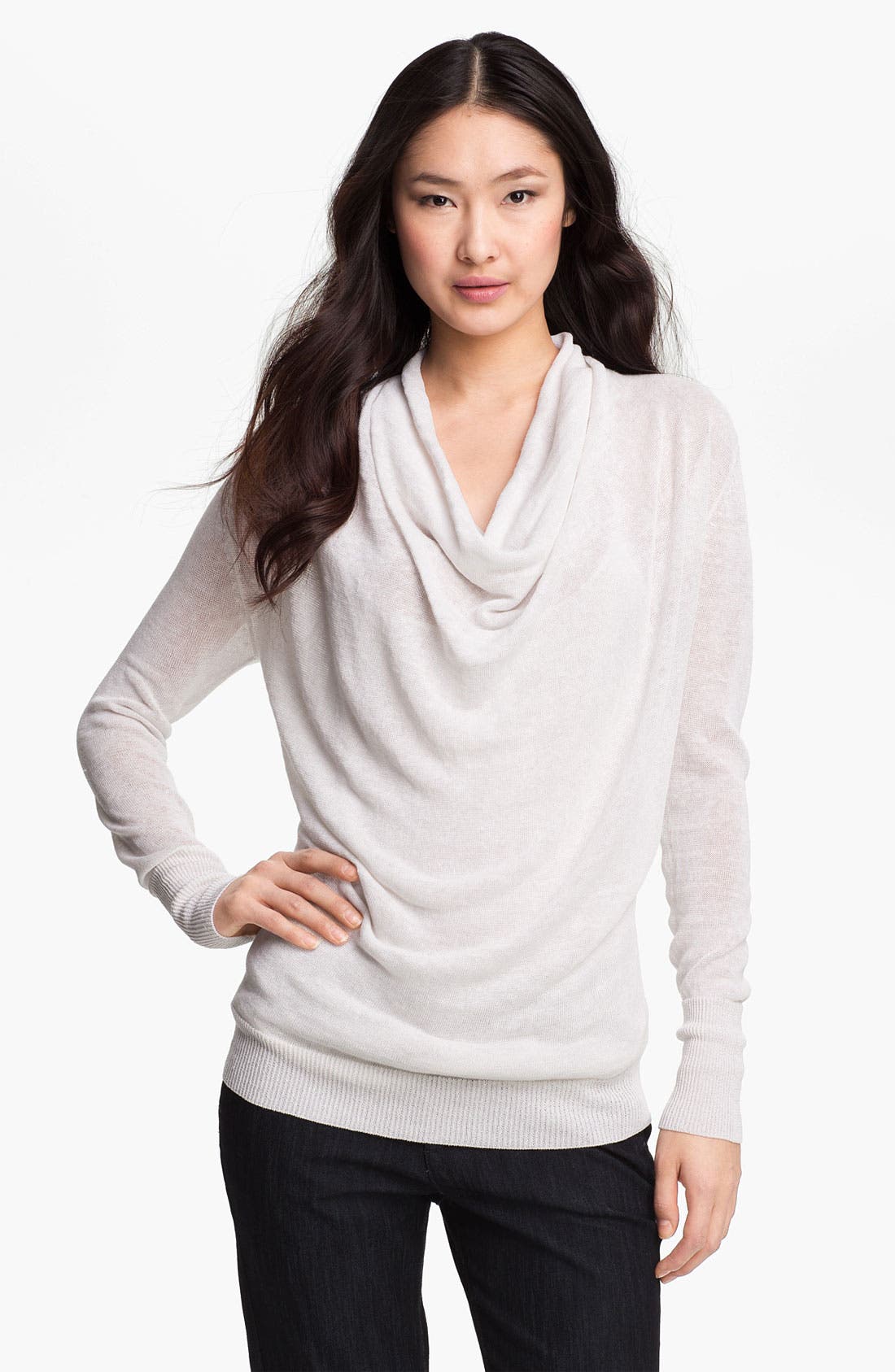 Lauren Hansen Drape Neck Sweater Nordstrom