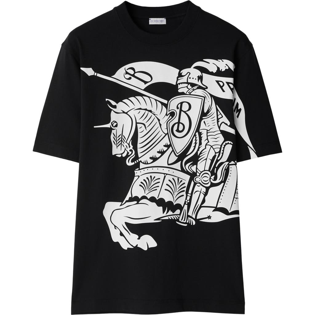 Burberry Short Sleeve T-shirt In Black