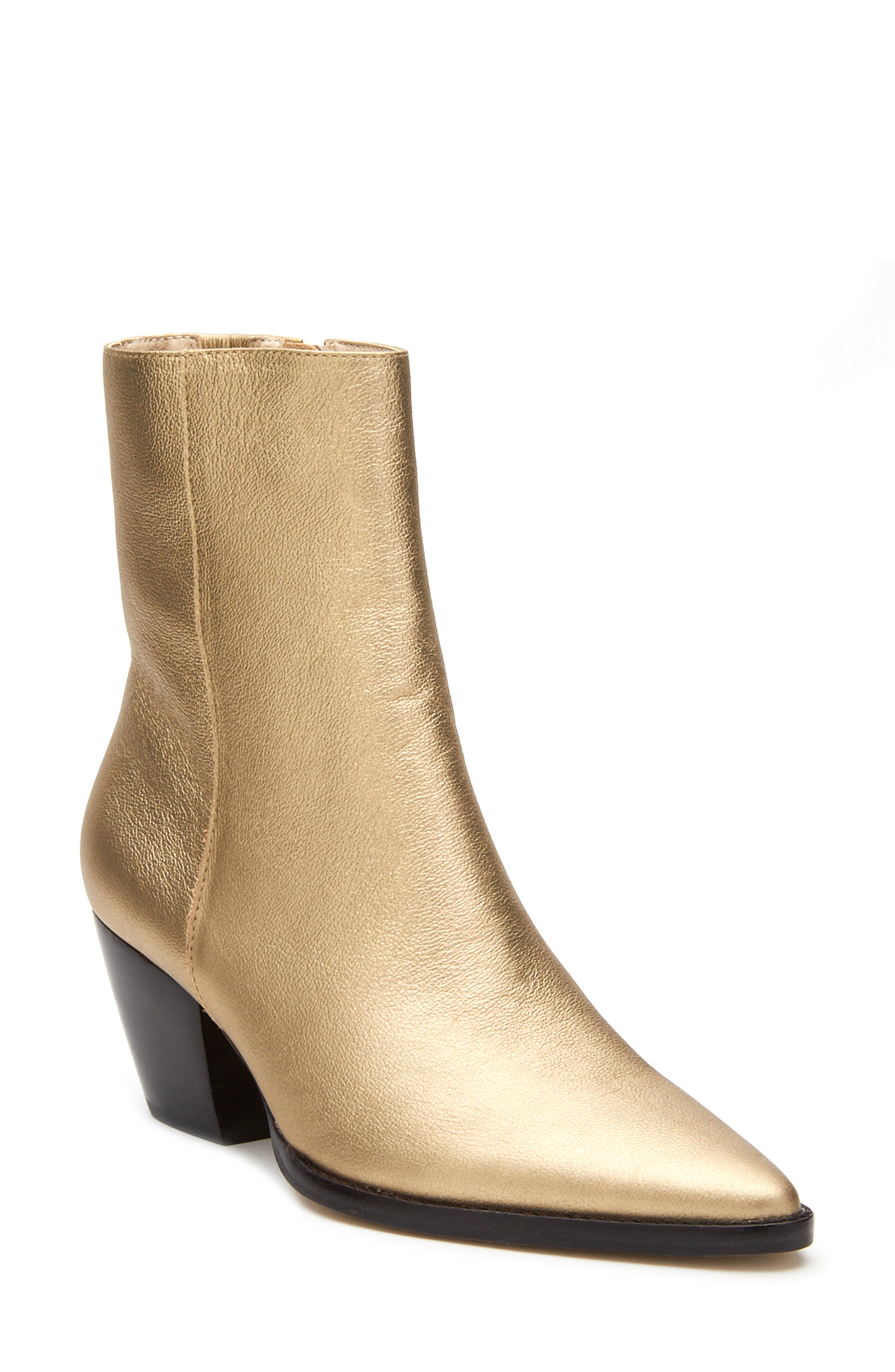 metallic boots for women