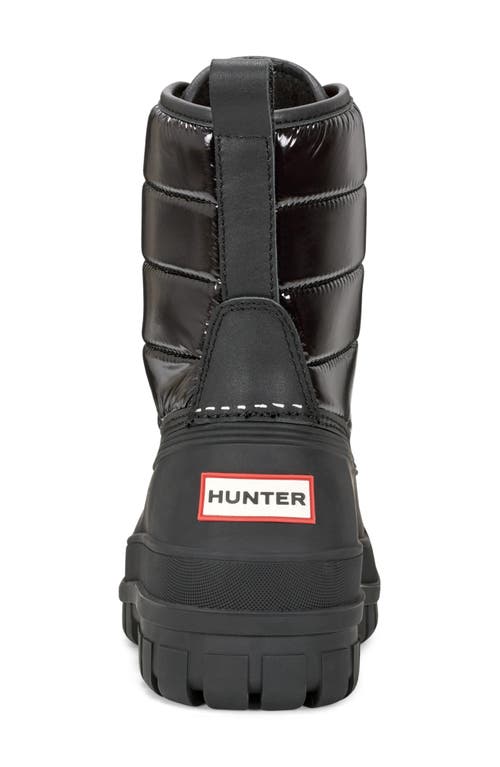 Shop Hunter Stanly Insulated Waterproof Duck Boot In Black