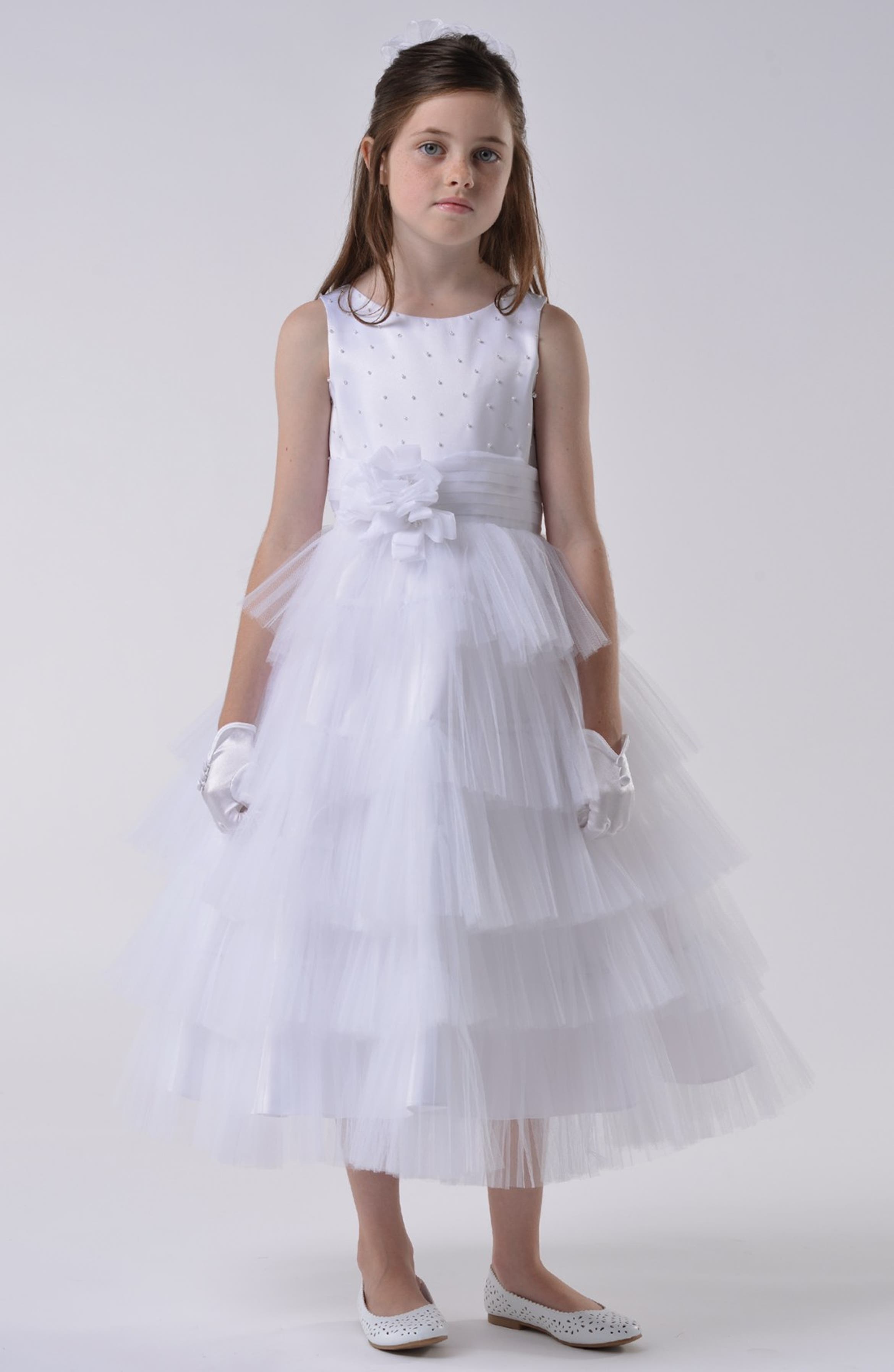 Us Angels Communion Dress (Little Girls & Big Girls) | Nordstrom