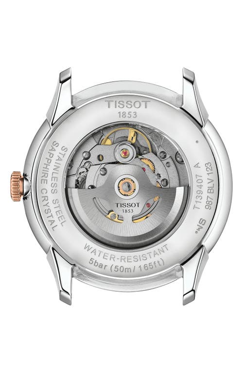 Tissot Chemin Des Tourelles Powermatic 80 Bracelet Watch, 42mm In Silver