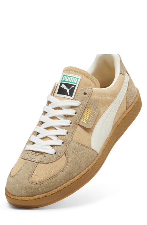 Shop Puma Super Team Low Top Sneaker In Sand Dune-frosted Ivory