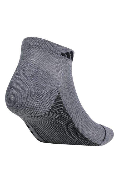Shop Adidas Originals Adidas Superlite Stripe Low Cut Socks In Grey/black/night Grey