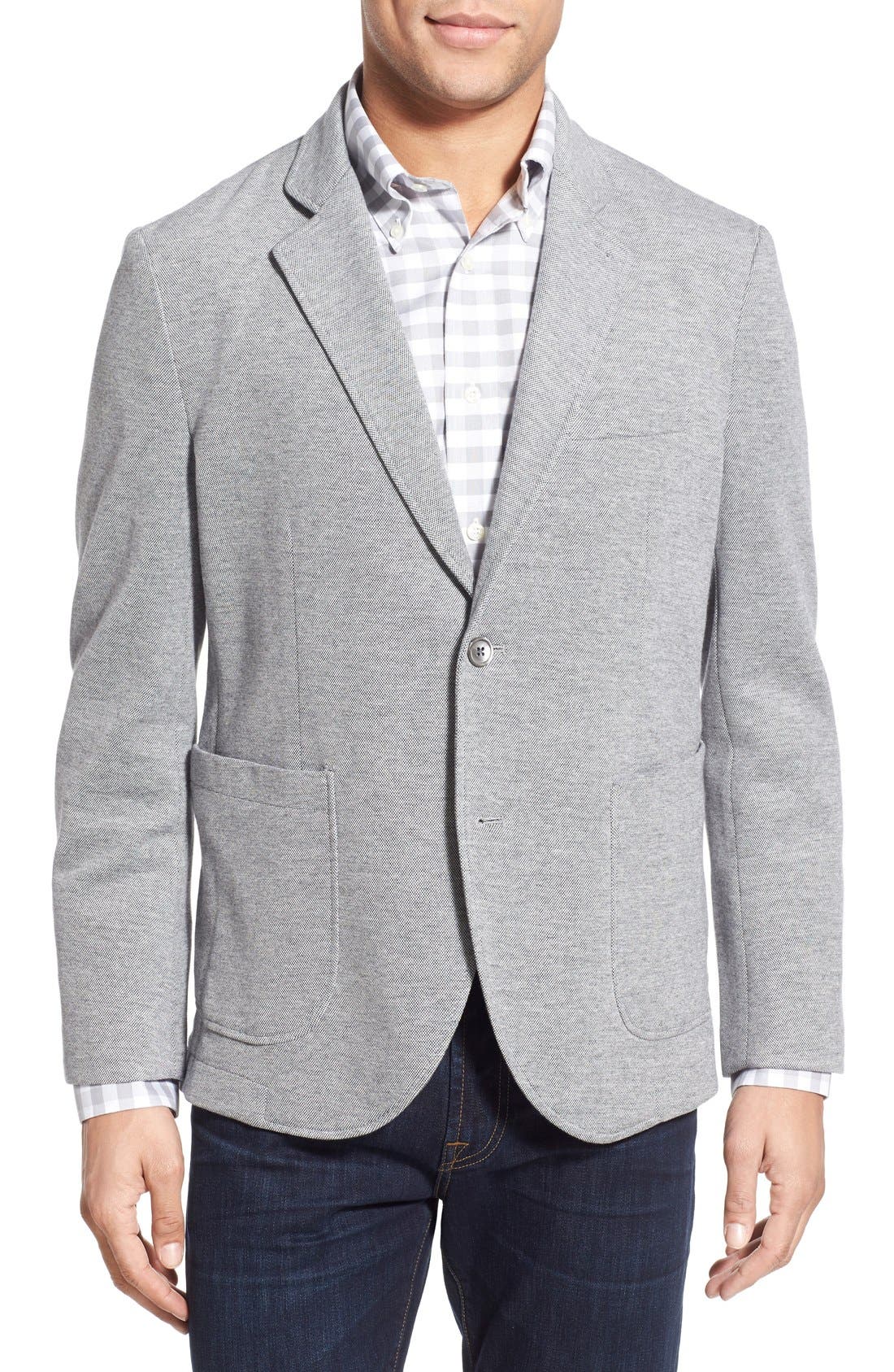 Brooks Brothers Regular Fit Oxford Knit Blazer Nordstrom
