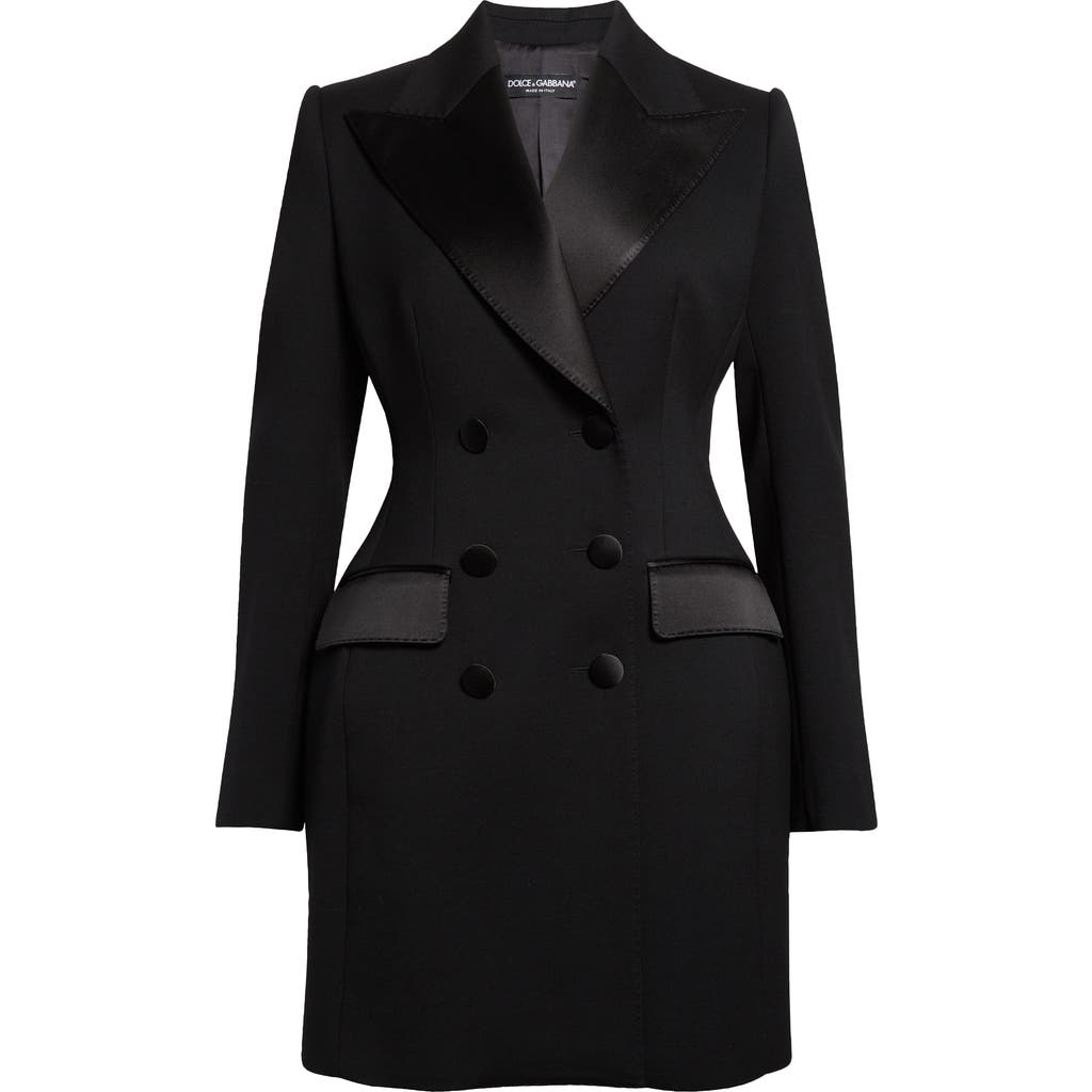Dolce & Gabbana Black Dolcetuxedo Blazer In Nero