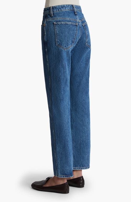 Khaite Danielle High Rise Straight Jeans In Boone