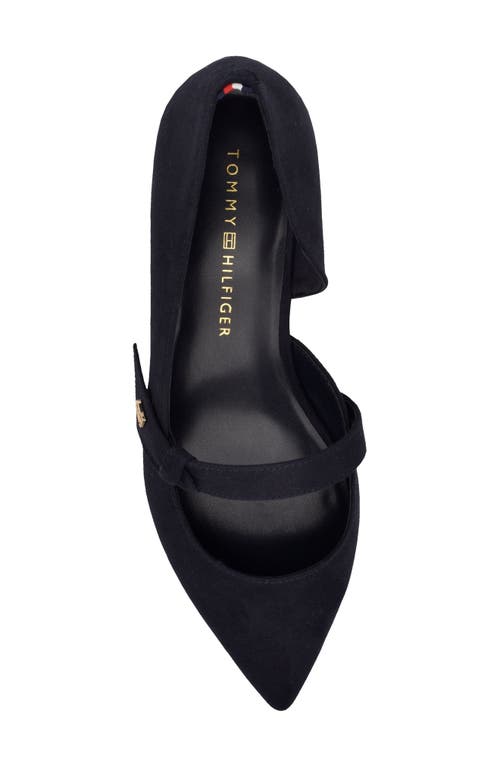 Shop Tommy Hilfiger Venny Pointed Toe Flat In Marine