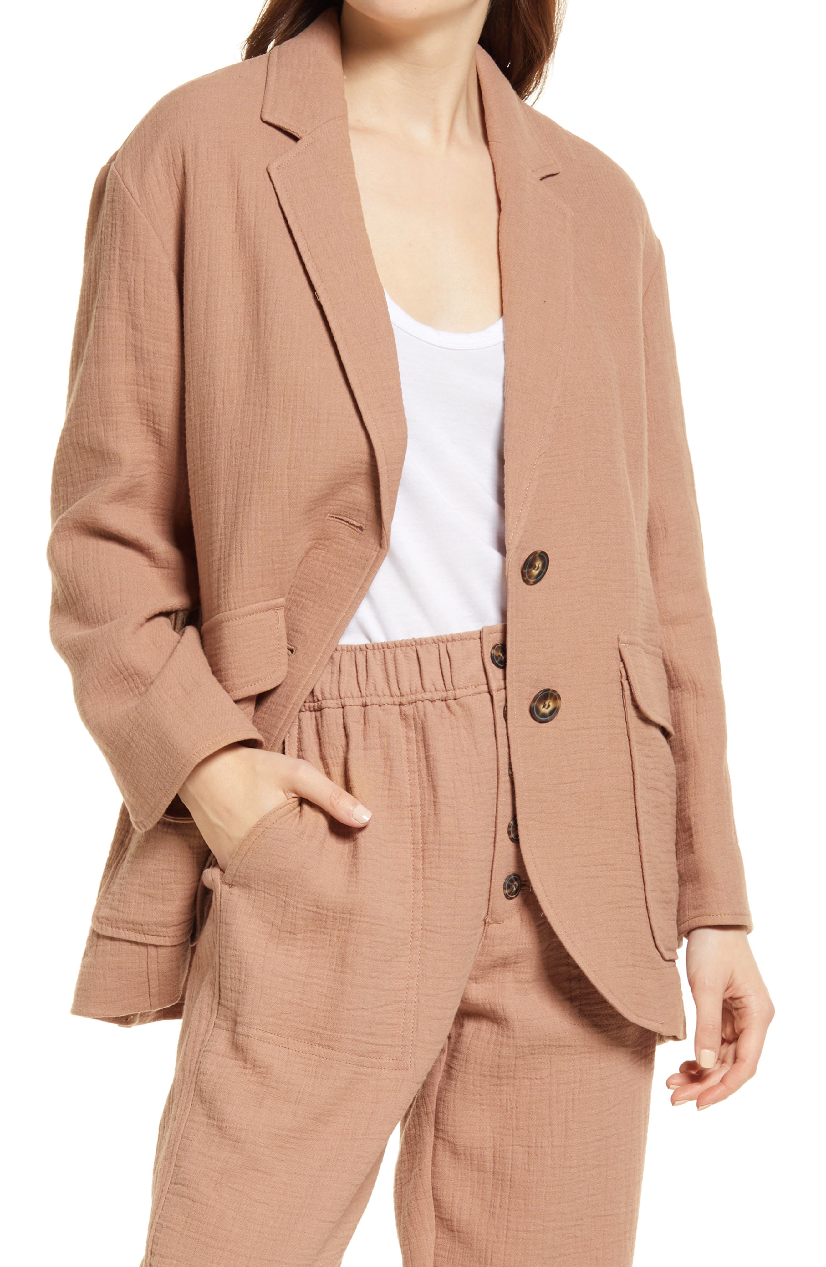 womens beige spring jacket