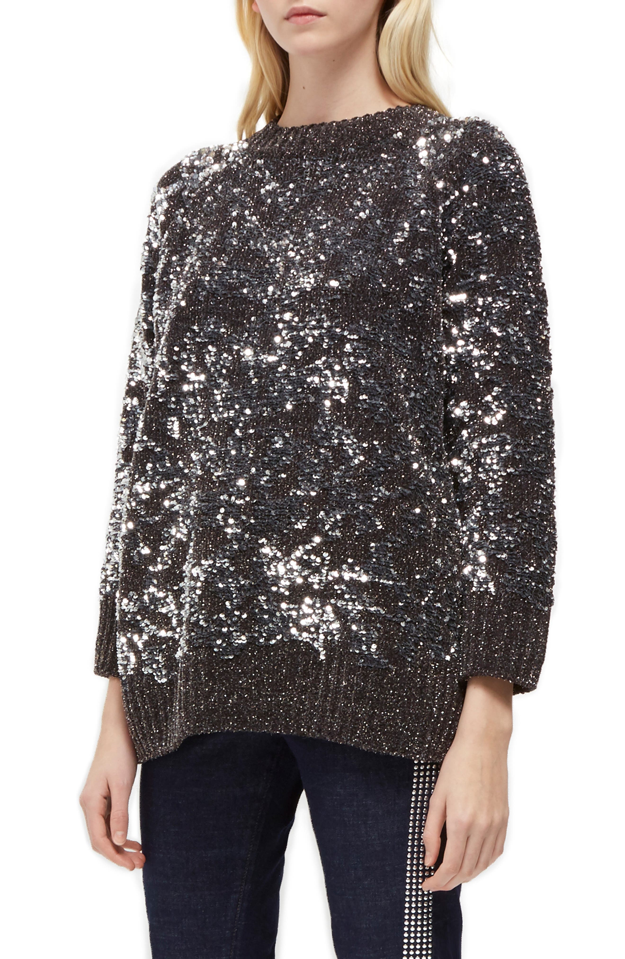 french connection rosemary sequin sweater