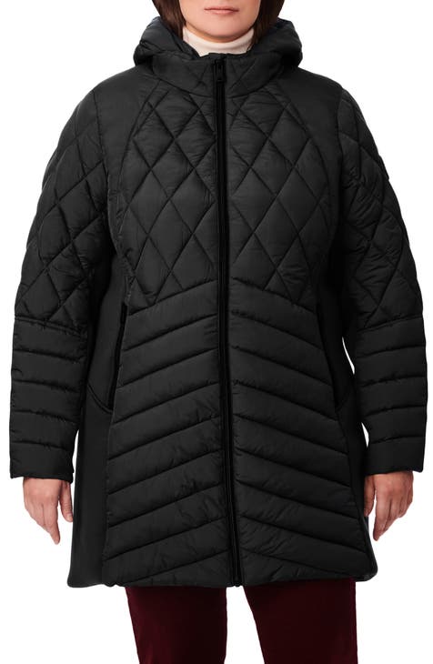 Black The Colden quilted packable coat