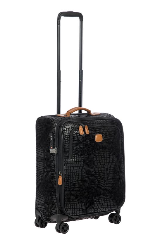 Shop Bric's My Safari 21" Carry-on Spinner Suitcase In Black