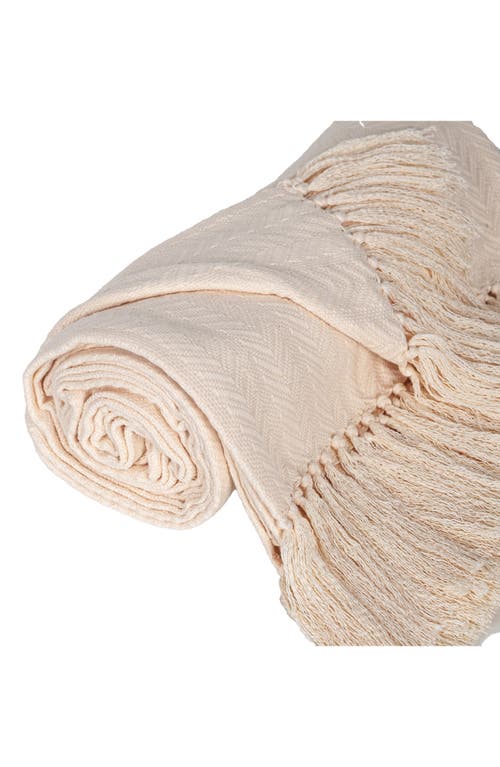 Parkland Collection Airi Throw Blanket In Cream