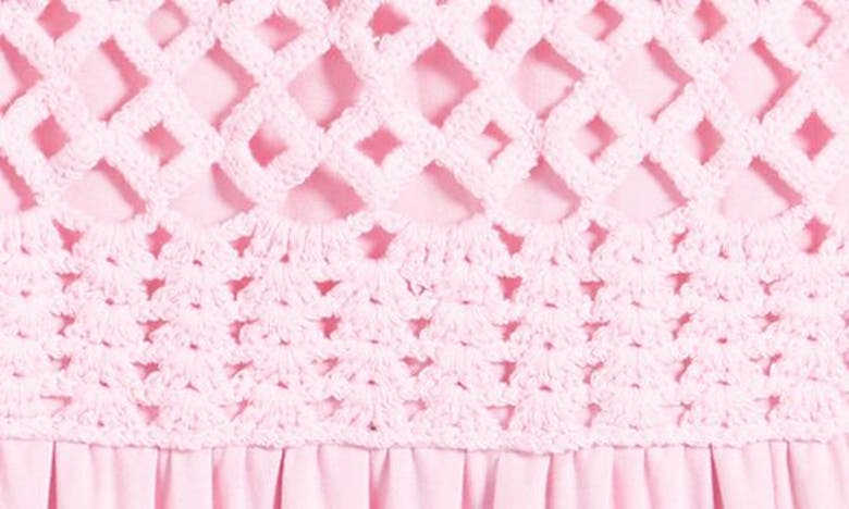 Shop Love, Fire Kids' Knit Bodice Dress In Bonbon