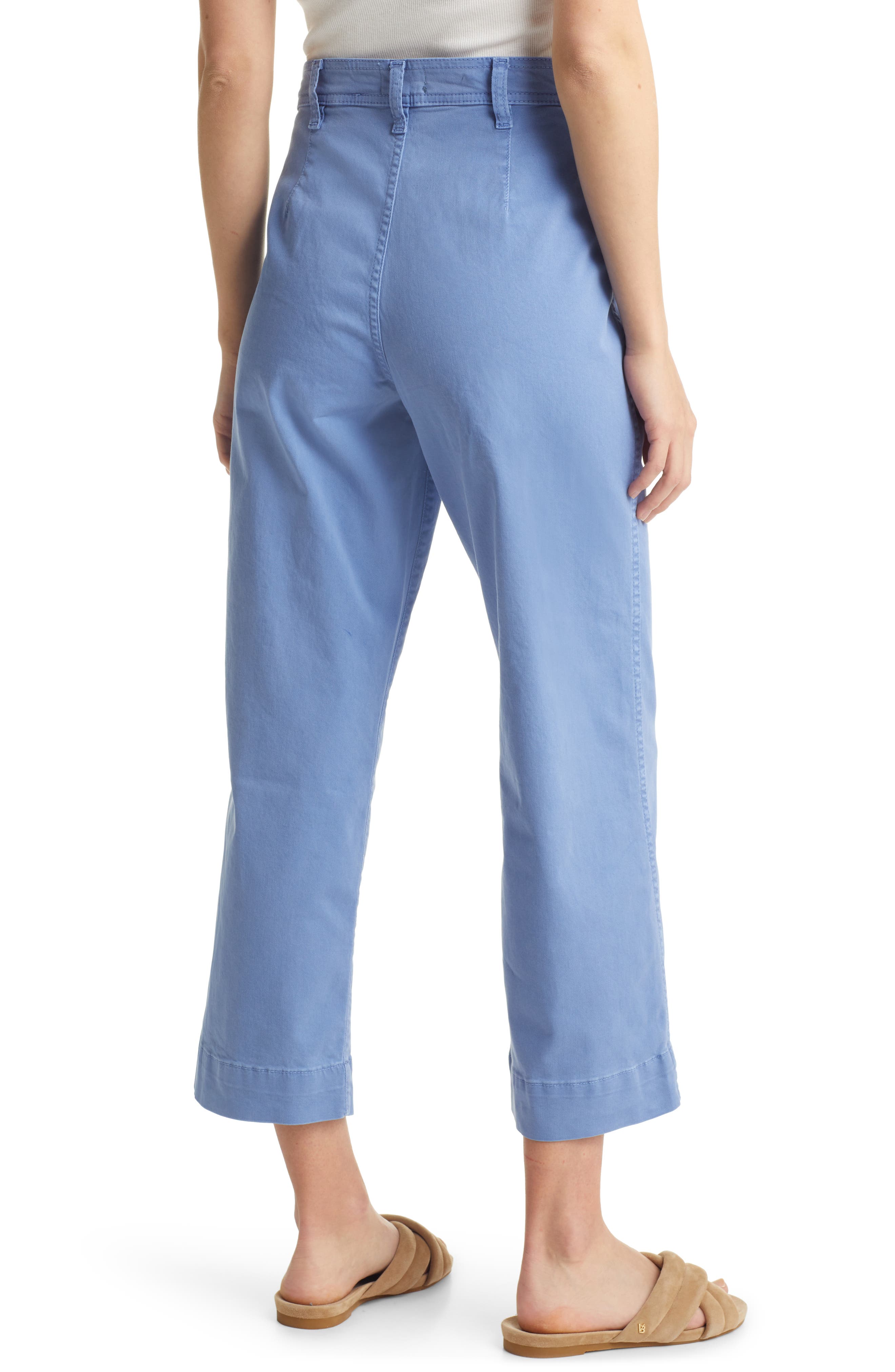 Marine Layer Bridget Slim Crop Wide Leg 