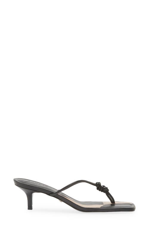 Shop Schutz Poppy Stiletto Flip Flop In Black