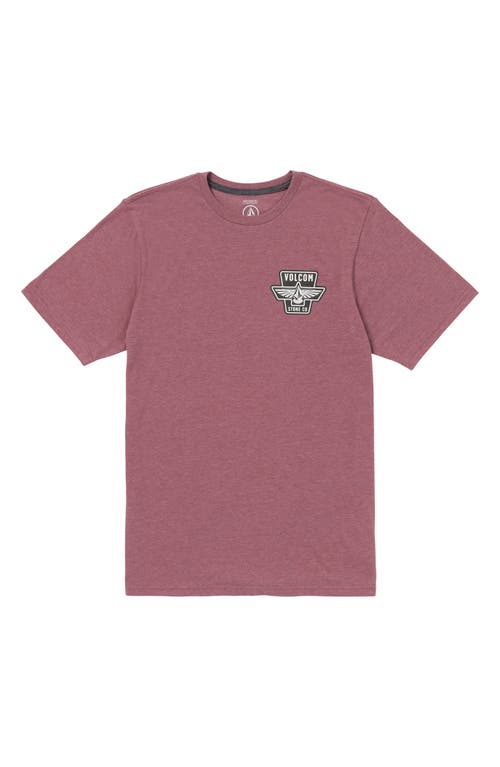 Wing It Graphic T-Shirt in Oxblood Heather