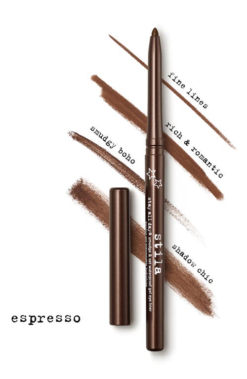 Stila Stay All Day® Smuge & Set Waterproof Gel Eyeliner In Espresso