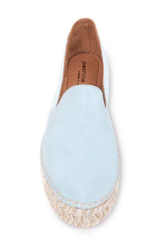 Shop Patricia Green Avery Platform Epsadrille Flat In Sky Blue