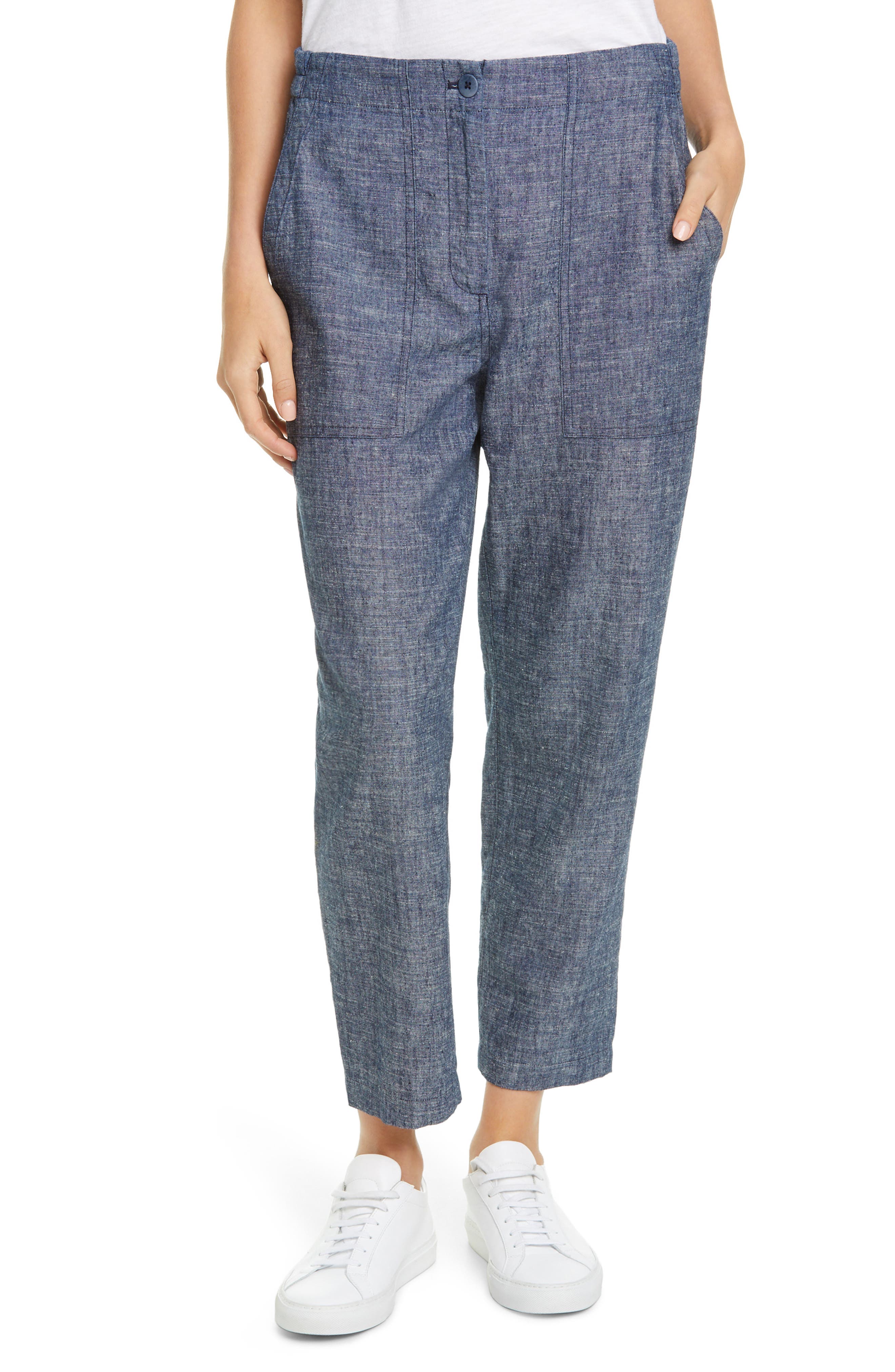 Eileen Fisher Organic Cotton & Hemp Pants Nordstrom