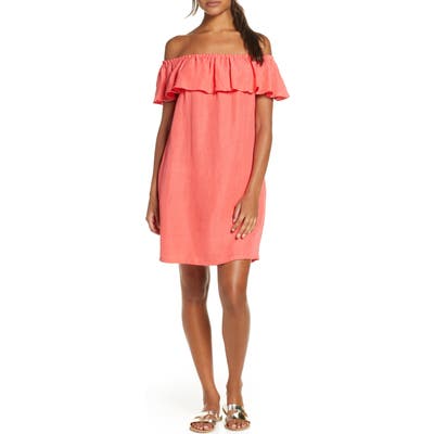 Tommy Bahama Off The Shoulder Cover-Up Dress