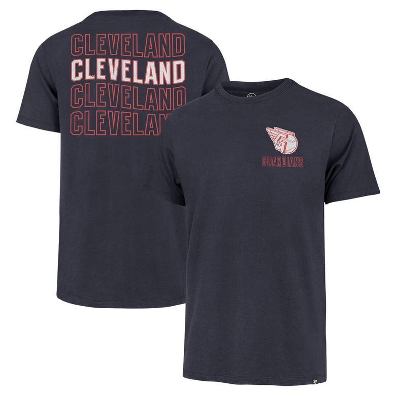 47 ' Navy Cleveland Guardians Hang Back Franklin T-shirt
