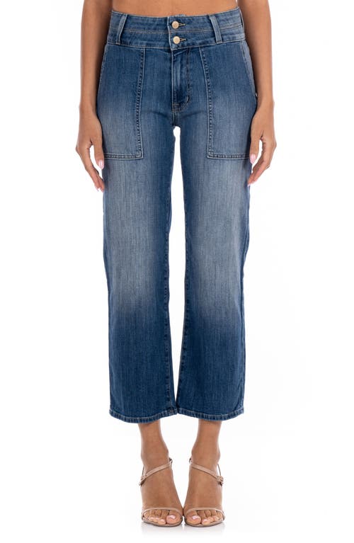 Fidelity Denim Brando Utility Pocket Crop Straight Leg Jeans in Siesta