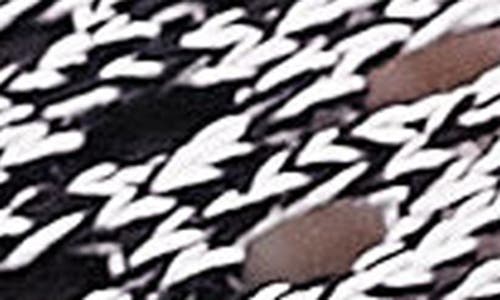 Topshop Knitted Tie Side Beach Top In Monochrome-multi In White Multi
