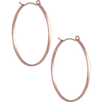 Nashelle Barrel Hoop Earrings