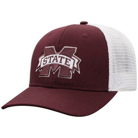 Men's New Era Cream Mississippi State Bulldogs High Tide Golfer Snapback Hat