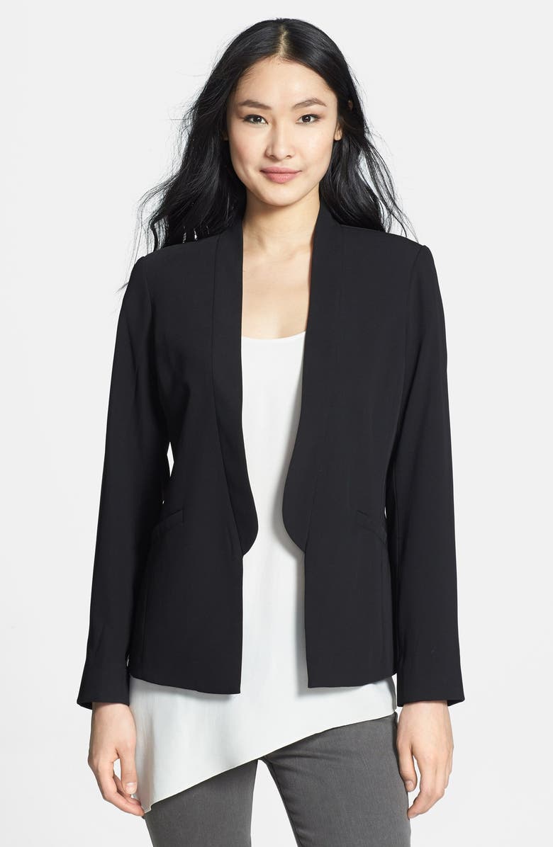 Eileen Fisher Stand Collar Shaped Jacket (Petite) | Nordstrom