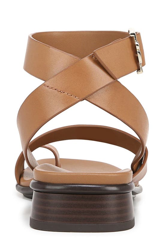 Shop Naturalizer Birch Ankle Strap Sandal In Saddle Tan Leather