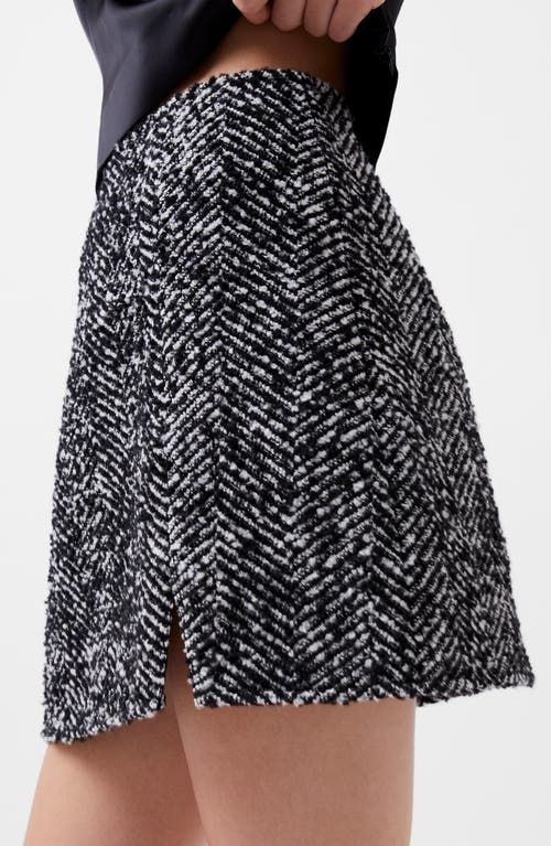 FRENCH CONNECTION FRENCH CONNECTION CHANTELLE HERRINGBONE MINISKIRT 