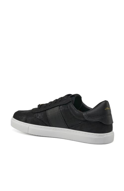 Jslides Footwear Tinsely Sneaker In Metllic Black