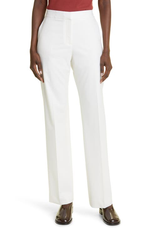 Lafayette 148 New York Irving Stretch Wool Pants (nordstrom Exclusive)