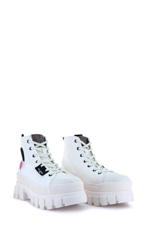 Shop Palladium Revolt Platform Sneaker In Star White/marshmallow