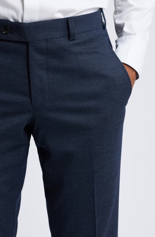 Shop Ted Baker London Jerome Slim Fit Stretch Wool Pants In Blue