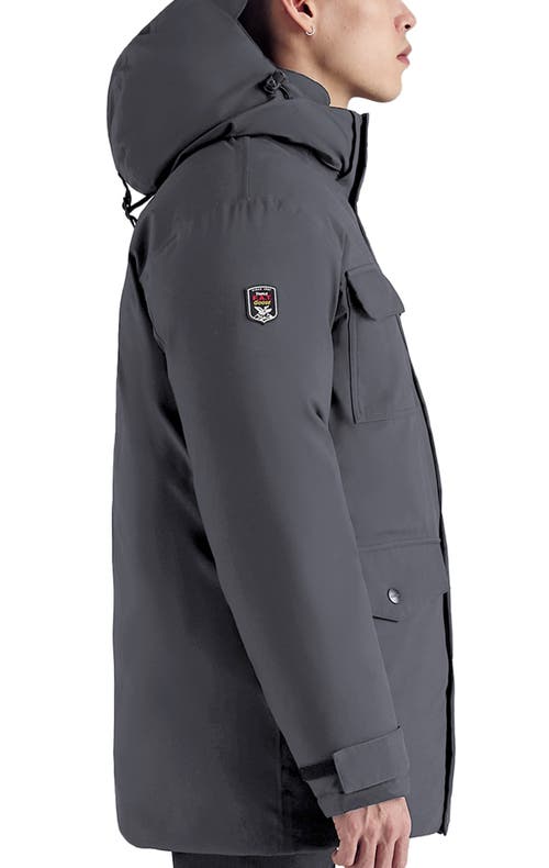 Triple F.a.t. Goose Down Parka In Charcoal