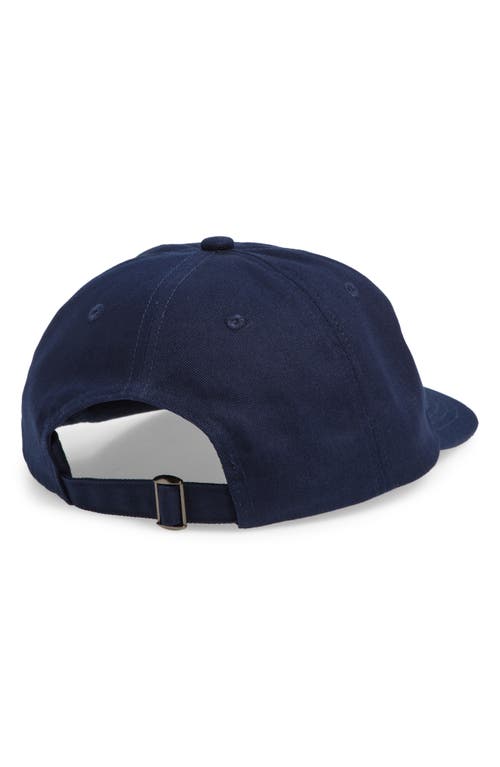 Shop Palmes Kasino Hills Challenger Embroidered Cotton Twill Baseball Cap In Navy