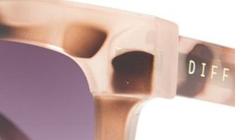 Diff 56mm Makay Square Sunglasses In Cream Tortoise