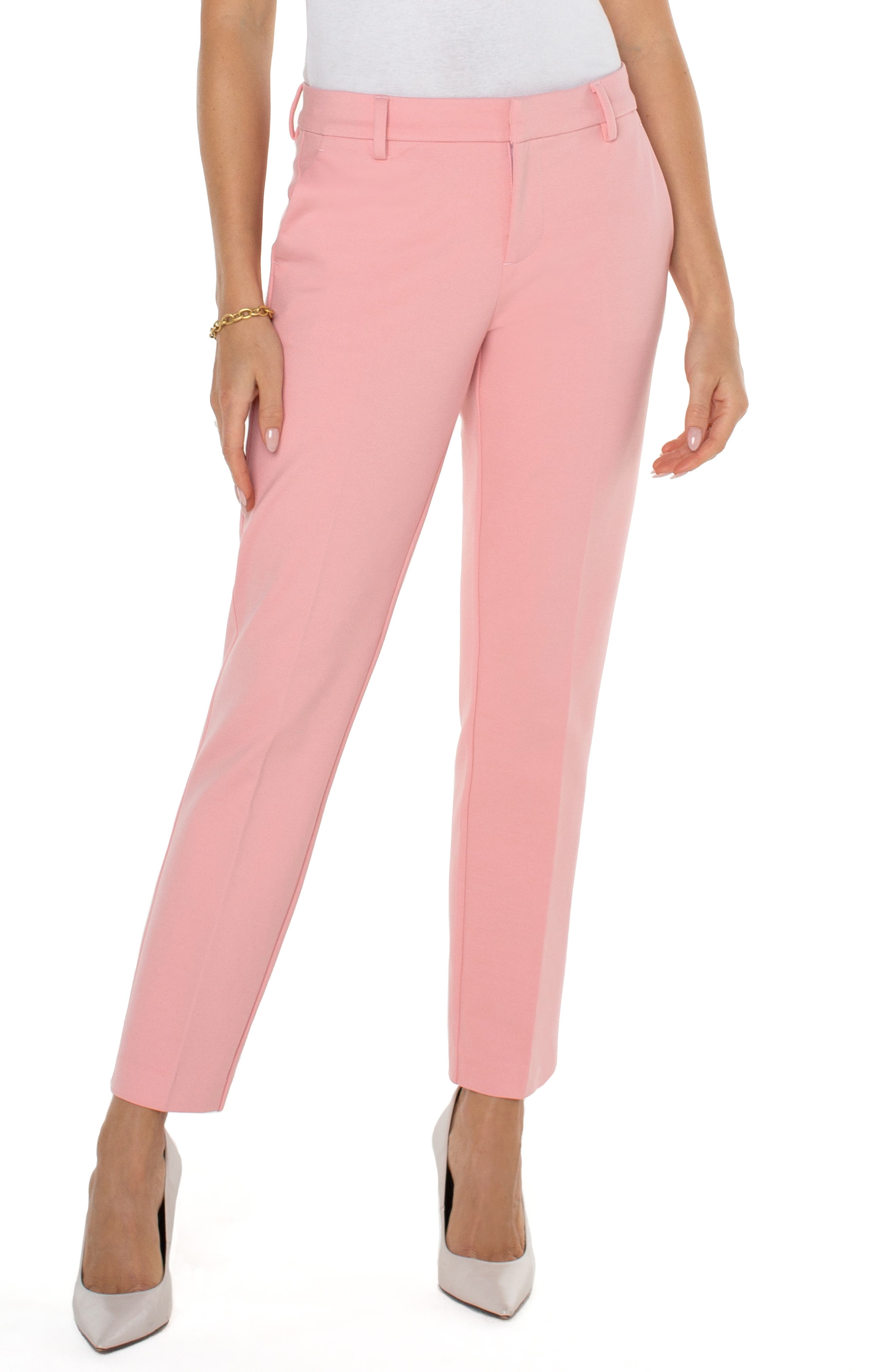 pink business pants