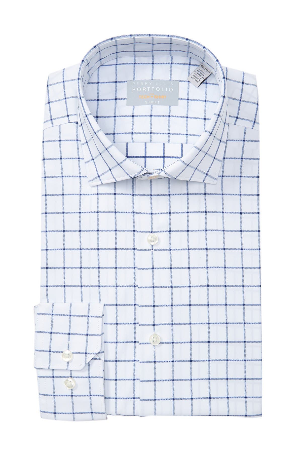 perry ellis portfolio shirt slim fit