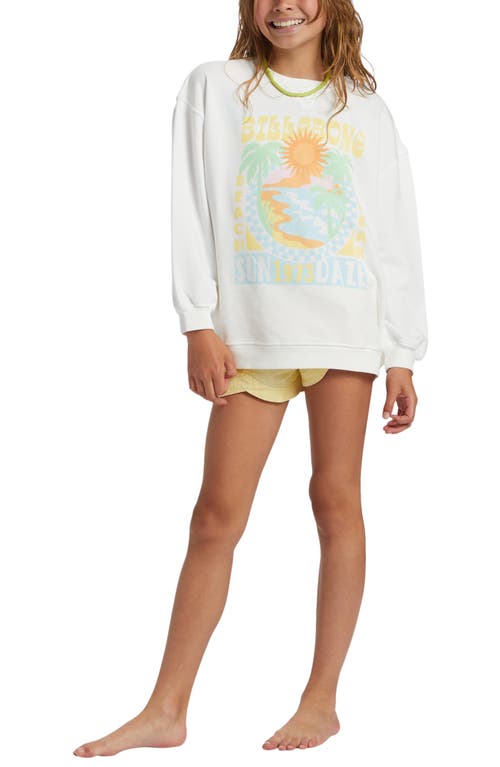 Shop Billabong Kids' Making Waves Sweatshirt In Salt