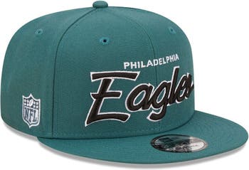 New Era Men's New Era Midnight Green Philadelphia Eagles Script 9FIFTY Snapback  Hat