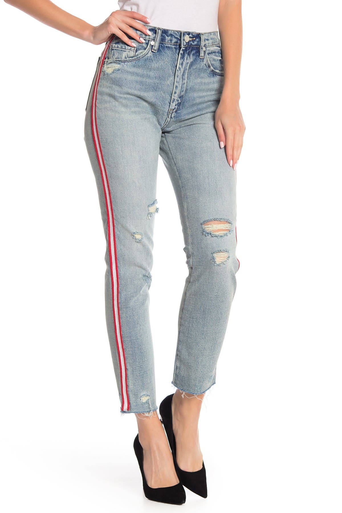 tapered cropped jeans