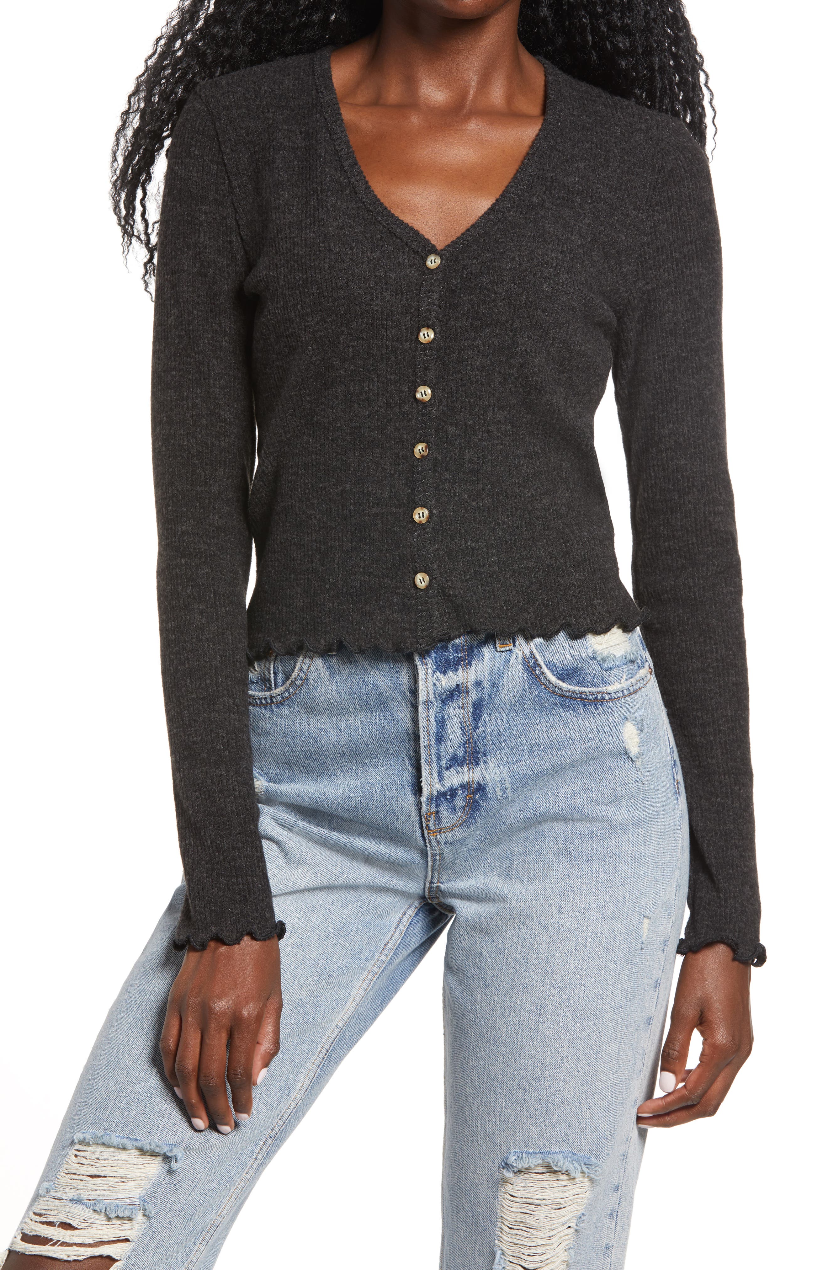 lettuce edge cardigan