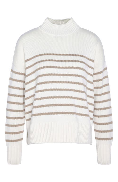 BARBOUR BARBOUR SHELLY STRIPE COTTON SWEATER 