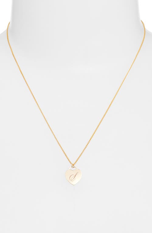 SET & STONES SET & STONES ALICE INITIAL HEART PENDANT NECKLACE