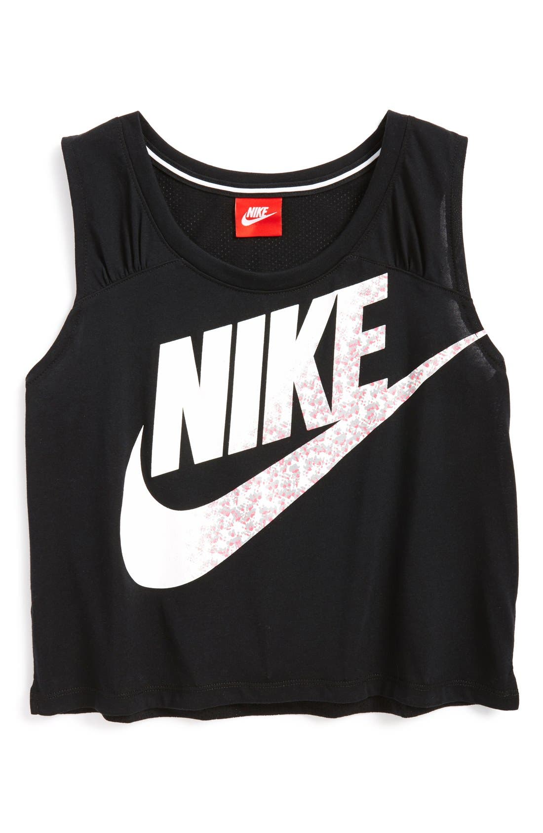 girls nike crop top